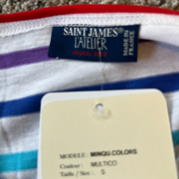 MINQUIERS PRIDE
Rainbow Striped Shirt | Soft Cotton, Small, NWT - Picture 10 of 11